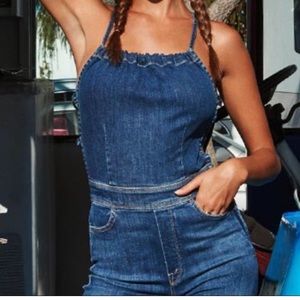 Mother Jeans Tie Back Jumpsuit size 26